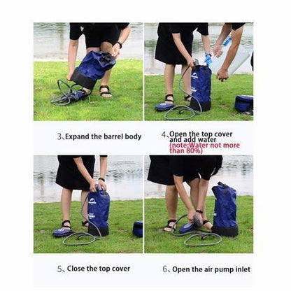 Folding Outdoor Shower Bag