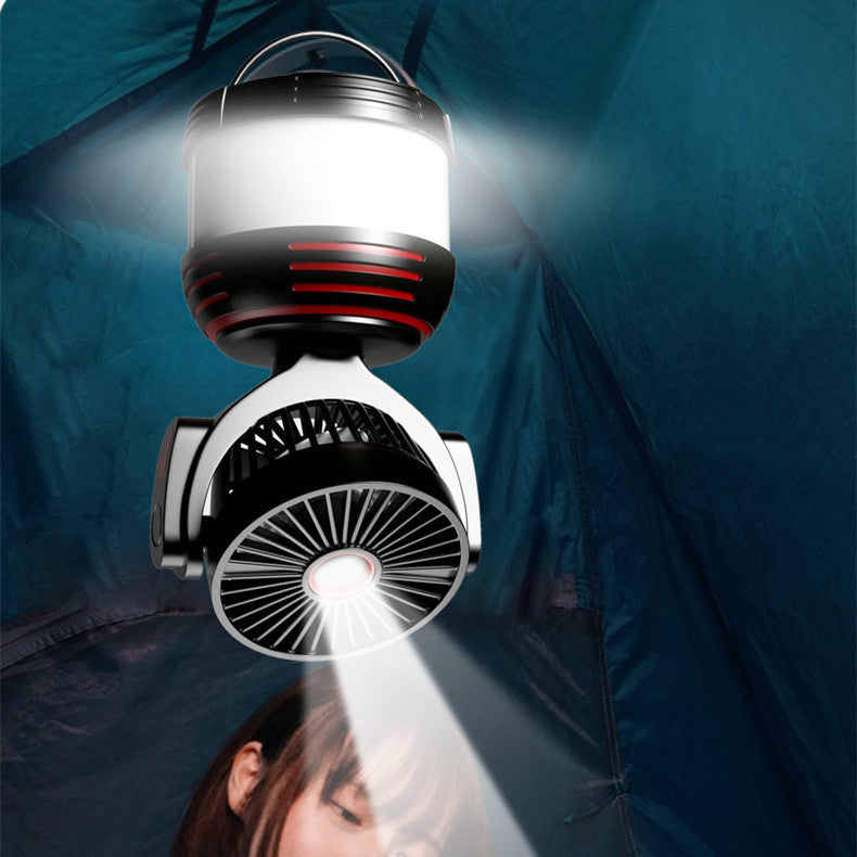 Multifunctional Portable Fan Camping Light